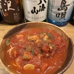 Shubou Sango Shou - シーフードトマトスープパスタ
