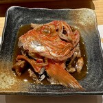 たか吉の鮨 - 金目鯛のあら炊き