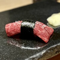 たか吉の鮨 - 黒毛和牛Ａ5 トリュフ塩