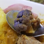 キッチン ブルー グローブ - カリフラワーでした！