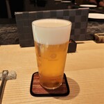 焼鳥 くまわき - 生ビール（中）　770円