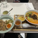茶藝館 ジャスミン - 坦々麺+ 魯肉飯（ルーローハン）セット❗️