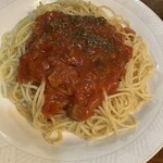 レストランカフェ グレース - ナスと牛ひき肉の完熟トマトソース