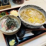 Oraga Soba - たぬき蕎麦・ねぎとろ丼セット