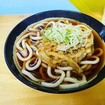 六文そば - ごぼう天うどん¥280