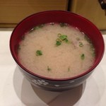 寿司 魚がし日本一 - 131120 味噌汁