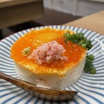 マグロと天ぷら 上々商店 - 蟹といくらのポテトサラダ★