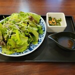 日本料理　花木鳥 - 高原グリーンサラダ・オニオンドレッシング