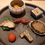 Akasaka Sushi Tempura Gion Iwai - 前菜