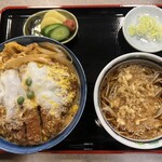 Tanakaya - カツ丼セット(カツ丼+ミニたぬきそば)