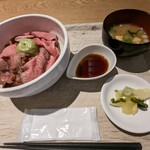 Nikudoko Ro Tanimoto - ローストビーフ定食1600円