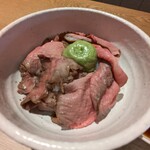 肉処 たにもと - アボカドクリームは美味しい！