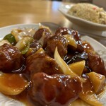 中華 麺琢 - 酢豚