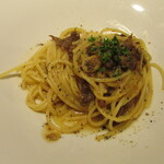 パスタとワインのお店 Piacere - パスタ〜黒毛和牛とイエロートマトのアラビアータ