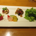 パスタとワインのお店 Piacere - 前菜盛り合わせ