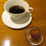 パスタとワインのお店 Piacere - 食後のドリンク～コーヒー・自家製フィナンシェ