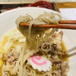 SOBAKASU - 肉そば 麺