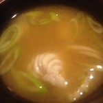 馳走　えん - 白子（だだみ）味噌汁