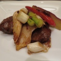 中国料理 桃李 - 牛ヒレ肉と彩り野菜のXO醤炒め