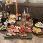 0秒レモンサワ― 三軒茶屋 肉寿司 - 