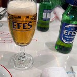 トルコレストラン イスタンブールGINZA - エフェス・ピルスナービール
