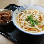 吉本食品 - かけうどん（温）／牛肉しぐれ