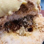 こひる庵 - 中にはりんごコンポートと塩キャラメルソース