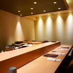 鮨まつもと - カウンターの他にも個室がありました