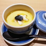 鮨まつもと - トリュフと白子の茶碗蒸し