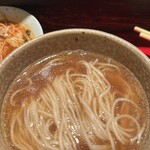 とり焼き 鶏料理 かしわ - 鳥ラーメン(具無し)
