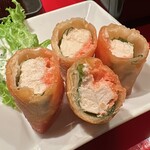 とり焼き 鶏料理 かしわ - 生春巻き