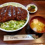 キッチンフライパン - 会津ソースカツ丼「特大ロース」1200円