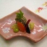 季節を感じる一皿。