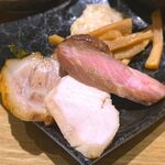 麺屋 周郷 - つけ麺具材　2023.11.22