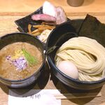 麺屋 周郷 - 煮玉子つけ麺￥1,250　2023.11.22