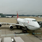 築地寿司清 - 帰りはまたまたB747ジャンボ機でした♪