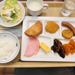 ホテルルートイン - 料理写真:ビュッフェタイプの朝食