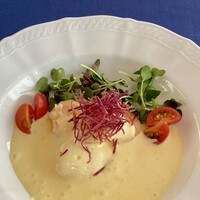 赤坂 桃の木 - 海老のマンゴーマヨネーズ和え