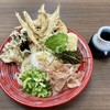 うどん めん天 - 野菜天ぶっかけ(税込770円)