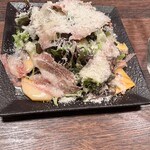 ツナシマ ワインバル ガトネグロ - 柿と生ハムのサラダ