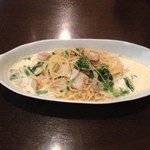 PiA - ホタテクリームスープスパゲッティーはおいしい