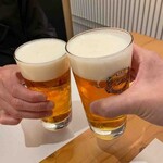 のどぐろ割烹 和 - 生ビール