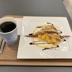 Godiva Café - モーニングクレープセット