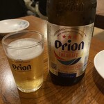 なかむら家 - オリオン瓶ビール