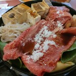 すき焼き キムラ - 鍋へセット完了！