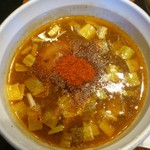 つけ麺屋しずく - 辛いつけ麺（つけ汁のみ）
