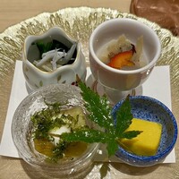 梅田 鮨 よこ田 - 前菜