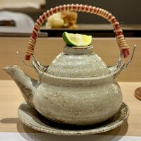 梅田 鮨 よこ田 - 土瓶蒸し