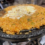 Tonchan Ganso Samugyopusaru - 焼き飯¥550X2・チーズトッピング¥220