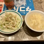 嘉徳園 - サラダとスープ (セルフ食べ放題)